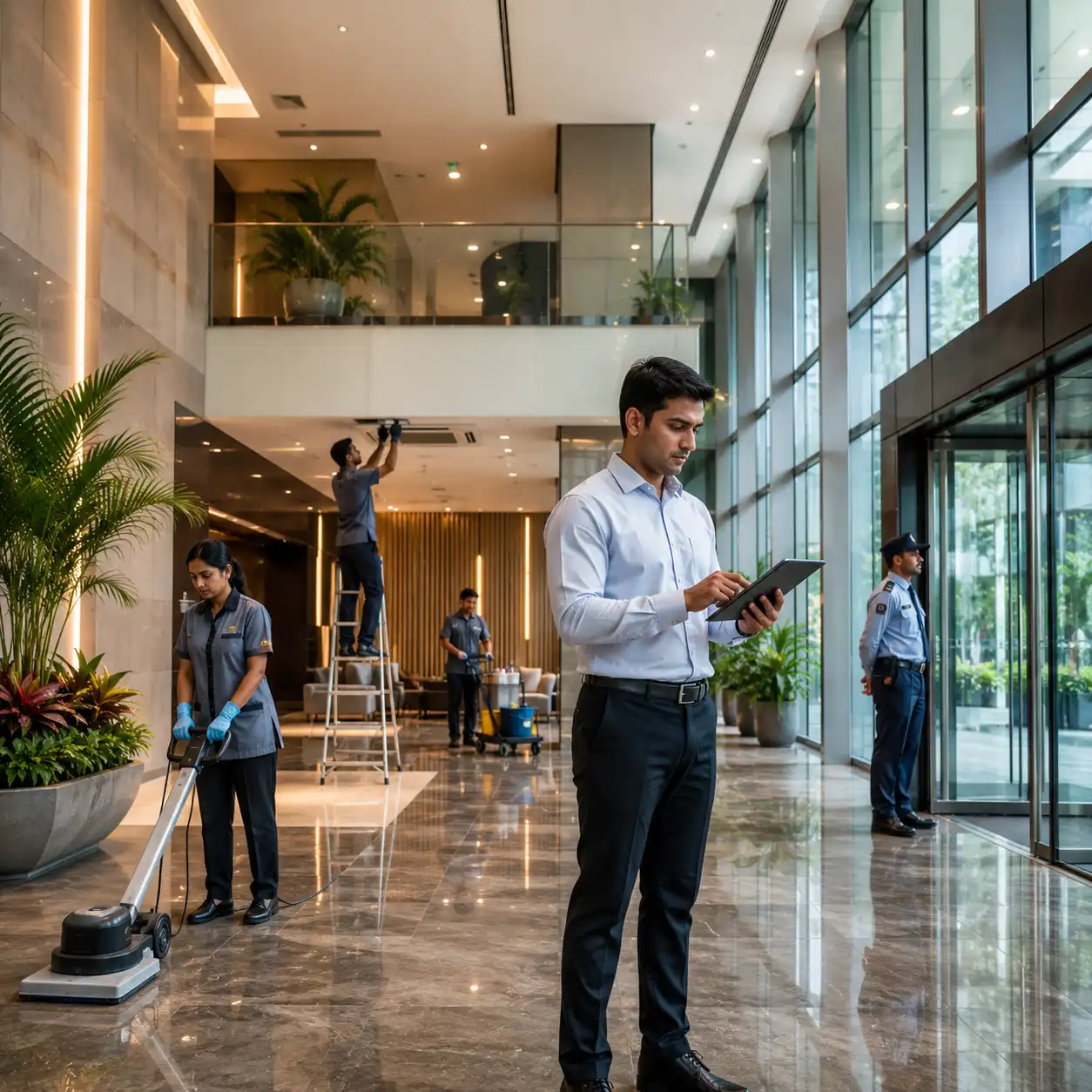 BTP facility interior
